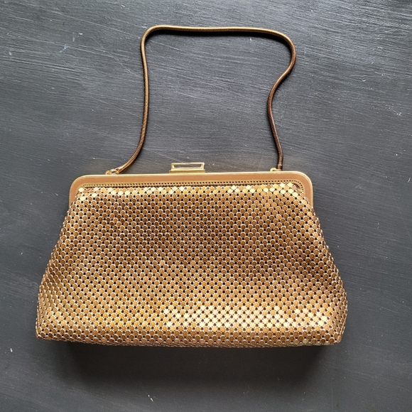 Vintage Copper Mesh Clutch Purse - Picture 8 of 10